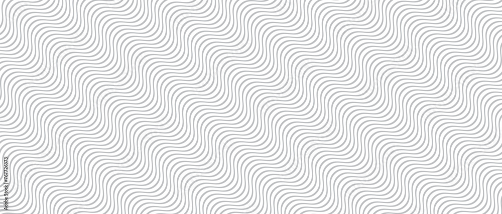 Poster abstract geometric wave line pattern art vector illustration.