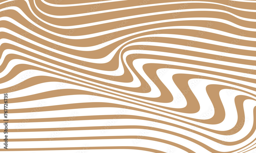 Poster abstract geometric wave line pattern art vector illustration.