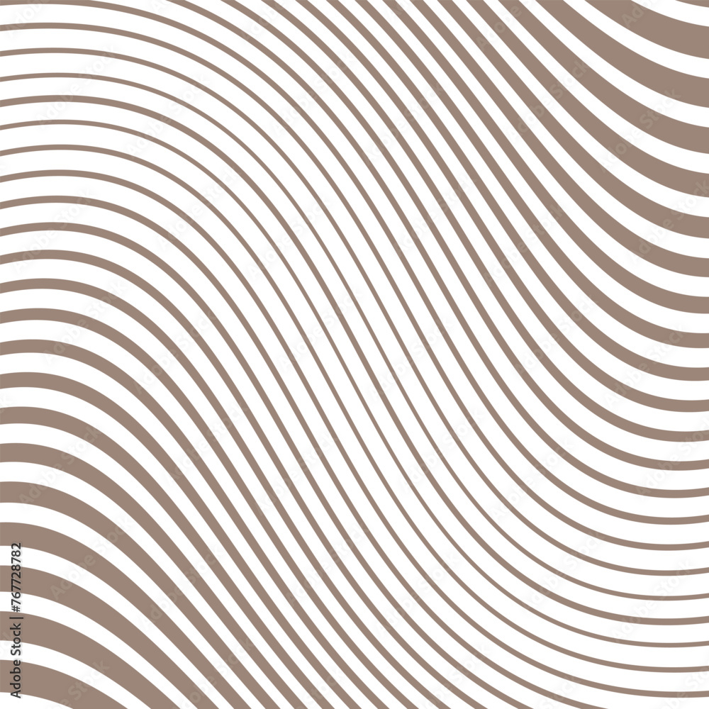 Poster abstract geometric wave line pattern art vector illustration.