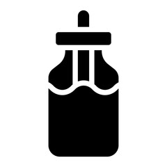 milk bottle glyph