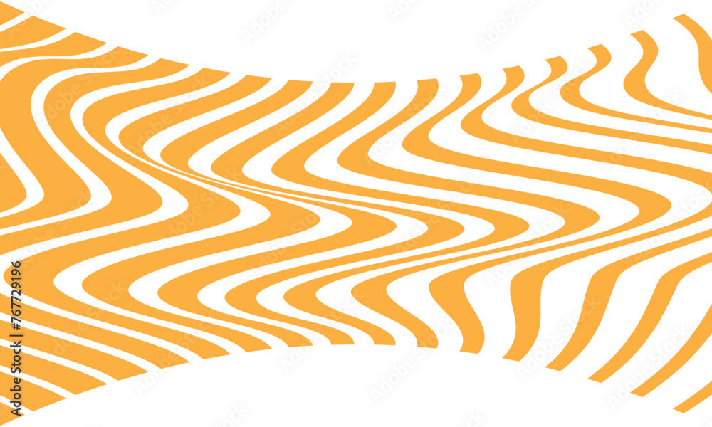 Poster abstract geometric wave line pattern art vector illustration.