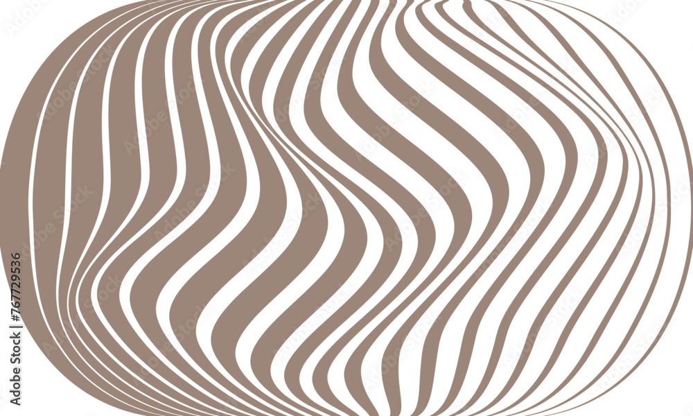 Poster abstract geometric wave line pattern art vector illustration.