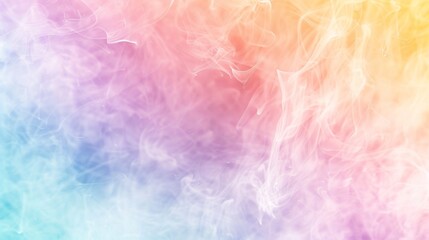 Fototapeta na wymiar Abstract Colorful Smoke on Pastel Background