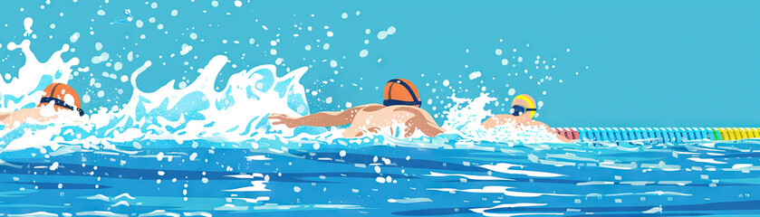 Swim Squad Splashdown: Making Waves and Mastering Strokes in the Pool