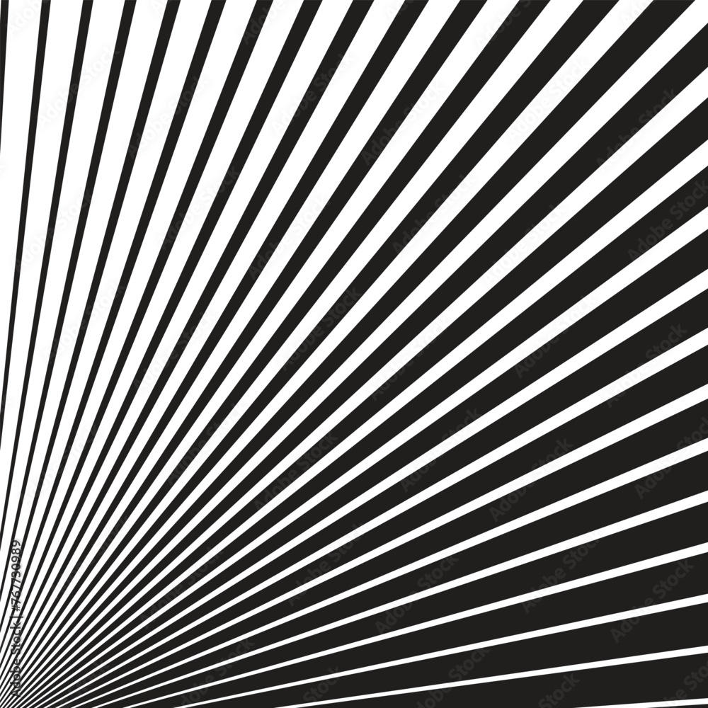 Aufkleber abstract geometric wave line pattern art vector illustration.