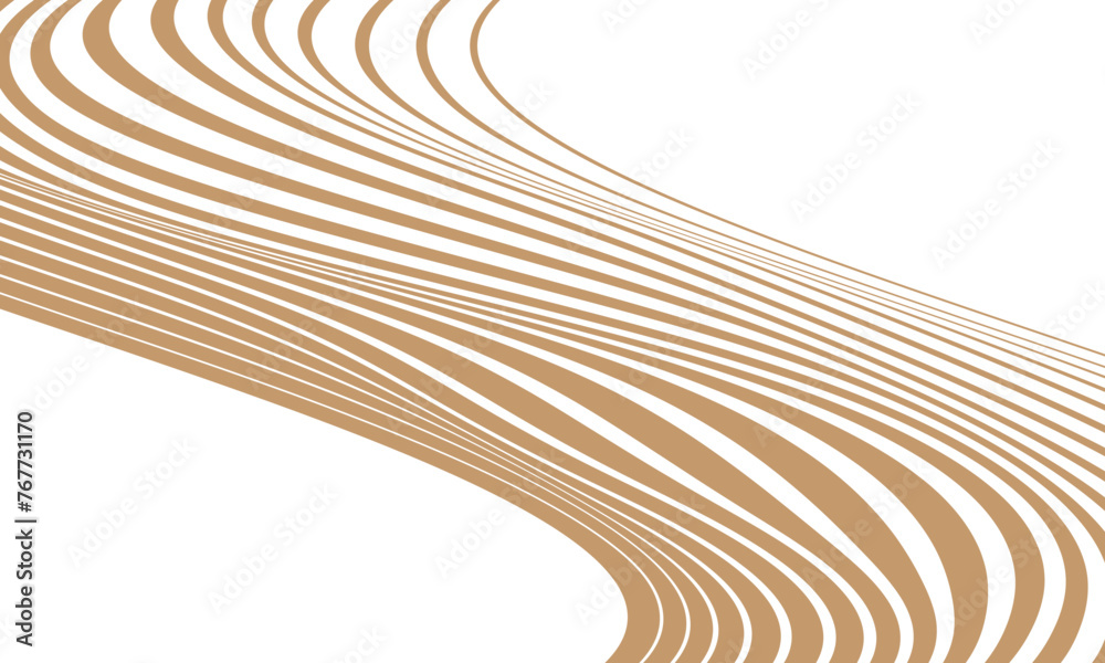 Poster abstract geometric wave line pattern art vector illustration.
