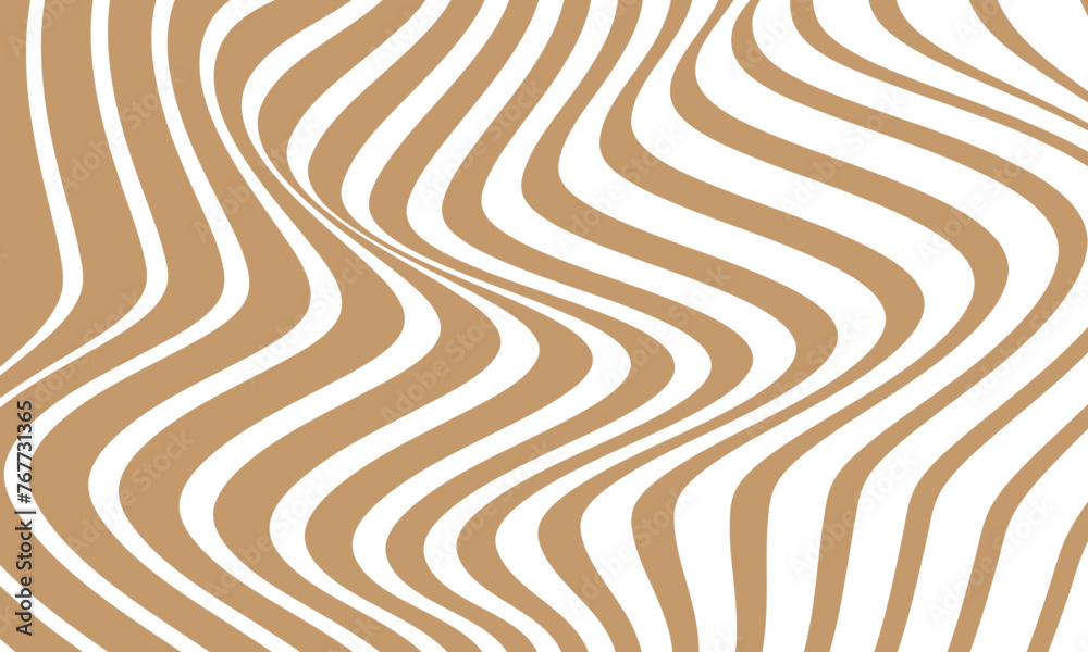 Aufkleber abstract geometric wave line pattern art vector illustration.