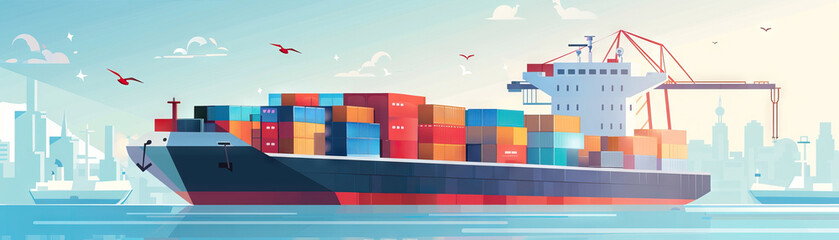Trade Wars and Tariffs: Navigating Challenges in the Global Trade Landscape - obrazy, fototapety, plakaty