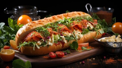 Delicious lobster rolls full of lobster meat, vegetables and melted mayonnaise