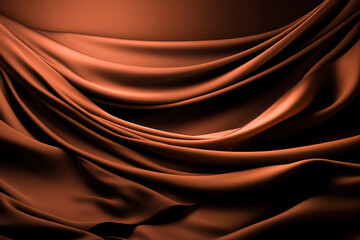 metallic copper coloured 3D surface pattern with similar curved surface features