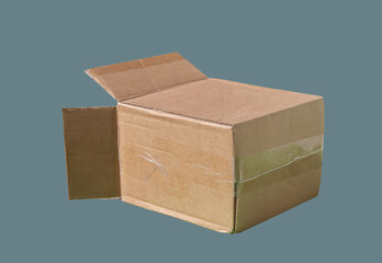 Cheap cardboard box.