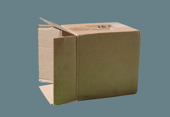 Cheap cardboard box.