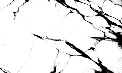 Obraz premium Natural stone pattern marble grunge dust cracks texture isolated on transparent background. Vector grunge texture dirt overlay or screen effect for grunge, vintage background.