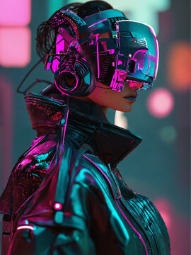 Cyberpunk girl