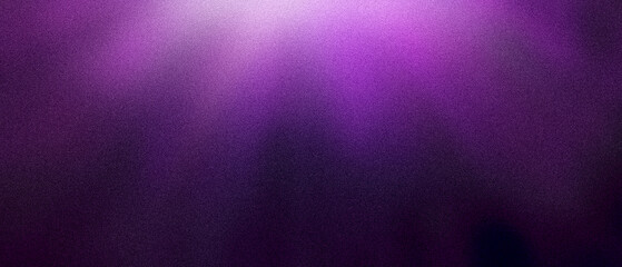 Violet lilac purple light rays on a black background. Dark abstract grainy ultra wide pixel gradient exclusive background. For design, banners, wallpapers, templates, art, creative projects, desktop