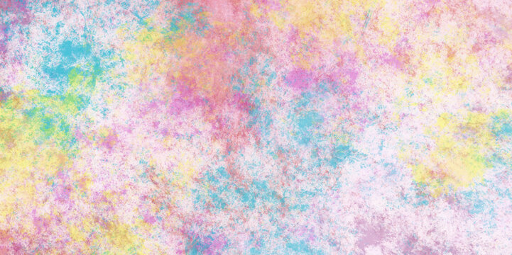 Multicolor grunge background. Abstract watercolor background colorful gradient ink. Fantasy smooth light multi-color paper textured grunge texture splash. 