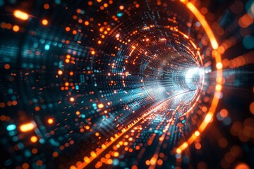 Abstract digital background, technological process, technology concept