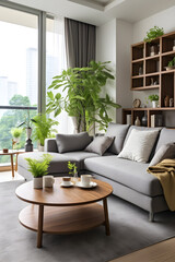 Heartwarming and Comfortable Living Room with Stylish Decor and Inviting Atmosphere