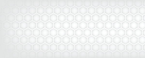 white banner with seamless pattern