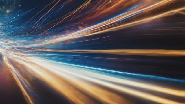 Glowing line abstract background