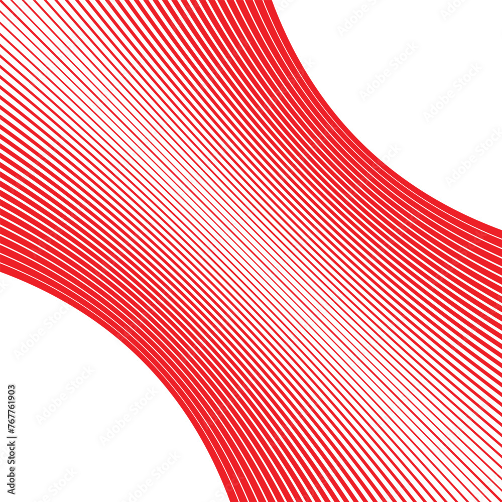 Aufkleber abstract geometric wave line pattern art vector illustration.