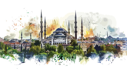 Building view with landmark of Ankara Turkeys 