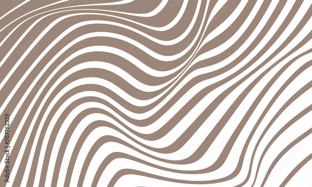 Poster abstract geometric wave line pattern art vector illustration.
