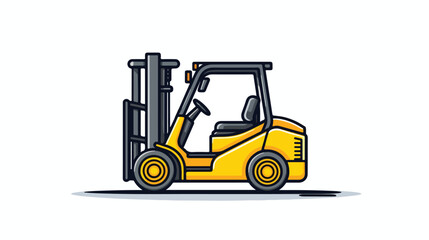 Forklift icon From Transportation Logistics and Machi