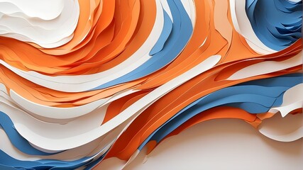 Abstract organic texture background banner graphic for web design, in shades of brown, beige, and orange with wavy lines