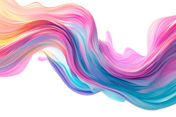 A colorful wave with a rainbow of colors. The colors are bright and vibrant, creating a sense of energy and excitement. The wave appears to be flowing and dynamic, suggesting movement and life
