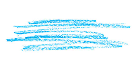 A photo of a blue pencil stroke on a transparent background. This minimalist design can be used for...