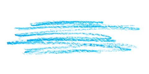 A photo of a blue pencil stroke on a transparent background. This minimalist design can be used for illustrations, logos, brand graphics, and more.