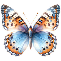 Butterfly watercolor clipart with transparent background - 767770762