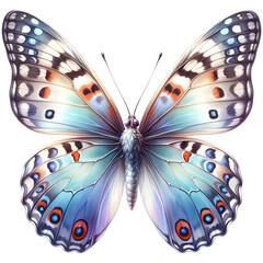 Butterfly watercolor clipart with transparent background - 767770766