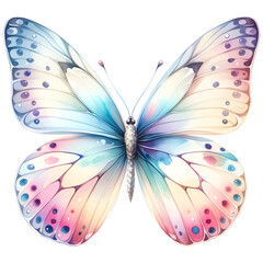 Butterfly watercolor clipart with transparent background - 767770955