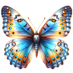 Butterfly watercolor clipart with transparent background - 767770977