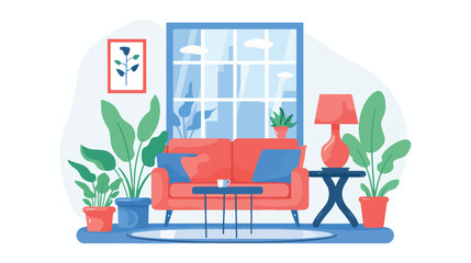 Indoor setting Vector Icon which is suitable 