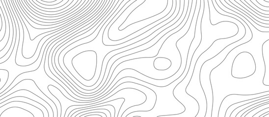 Topographic map background geographic line map pattern .panorama view black color wave curve lines .geographic mountain relief abstract grid .the concept map of a conditional geography map .