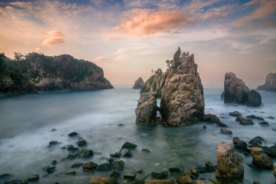 The beauty Gigi Hiu Beach, Kelumbayan