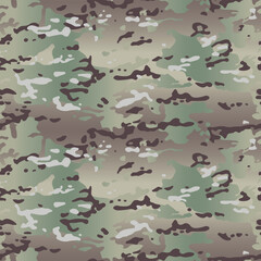 Modern camouflage background. Seamless Tileable Pattern. Vector illustration.