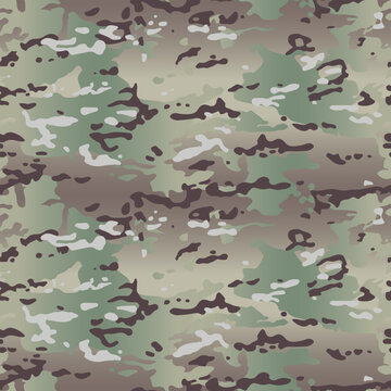 Modern camouflage background. Seamless Tileable Pattern. Vector illustration.