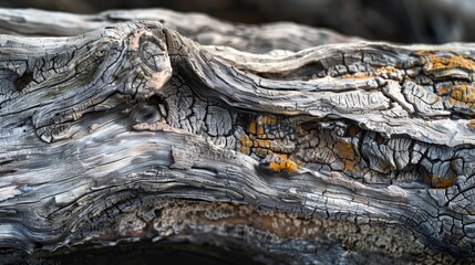 The bark of a tree is rough and has a lot of holes - Powered by Adobe