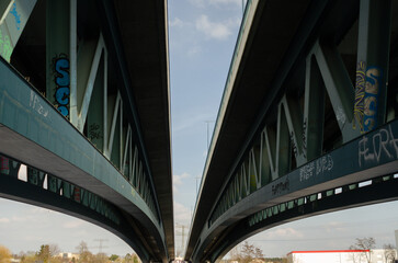 Fototapeta premium Nest Skaterpark (Under the Bridge) - Berlin.