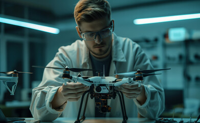 Innovating Defense: Testing Military Drones with AI