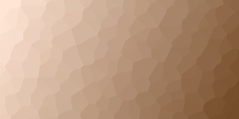 Abstract crystallize light gradient brown colored blurred background. fine closeup geometric background. Abstract geometric style polygonal background & banner design.