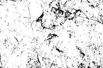 Vector the cracks concrete texture effect white and black.
