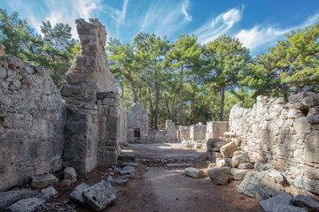 Phaselis Ancient City in Kemer of Antalya. Glorious beaches, calm sea, fab snorkelling and all set...
