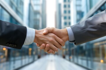 握手するビジネスマンの手