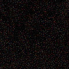 Falling snow or night sky with stars vector seamless pattern. Hand drawn spray or splash colorful texture. Abstract backdrop.