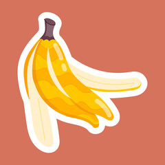 Banana Fruit Flat Stickers 